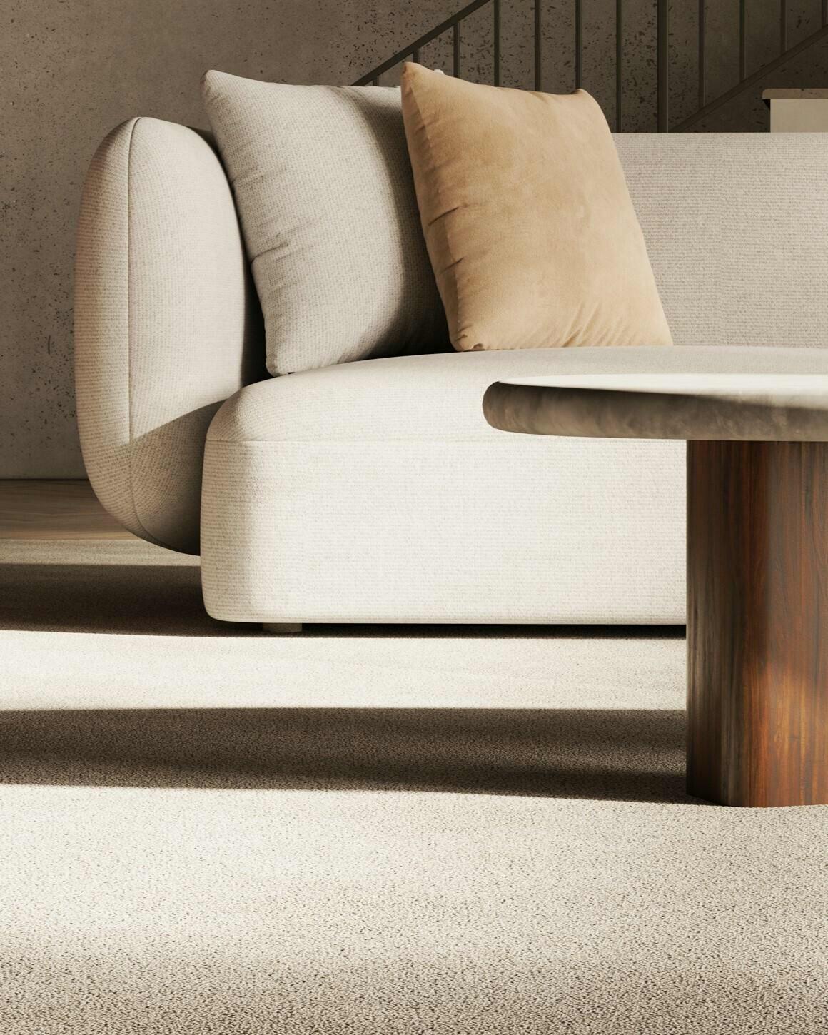 FLOW SOFA - PILLAR COFFEE TABLE